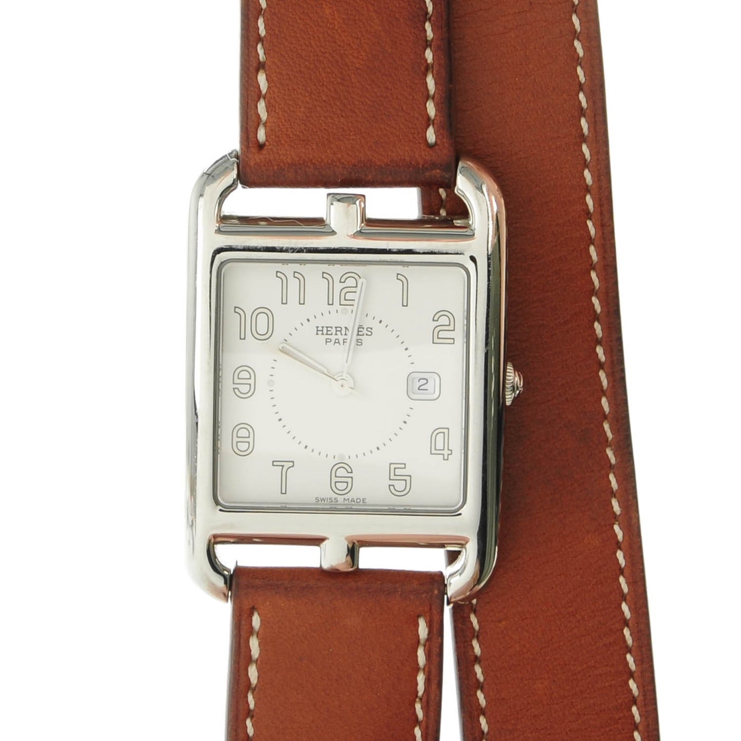 Stainless Steel Barenia 29mm Cape Cod Double Tour Quartz Watch Fauve