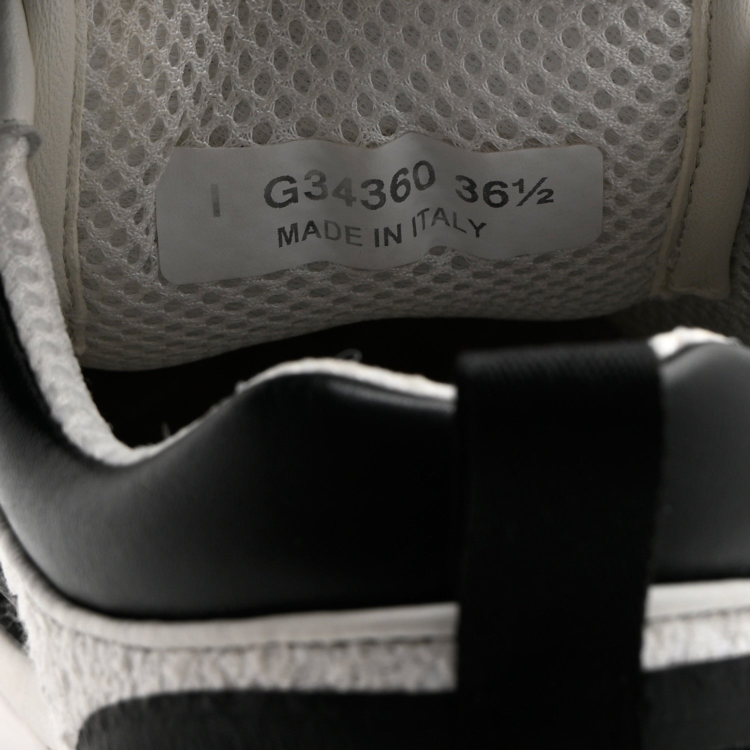 Chanel Tweed Suede Calfskin CC Sneakers 36.5 Black White 6 of 14