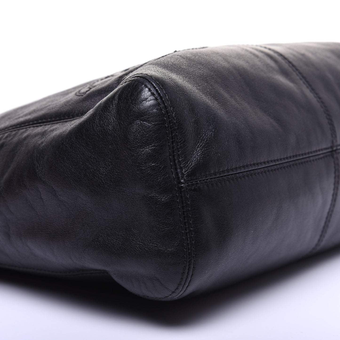 Lambskin CC Shoulder Bag Black