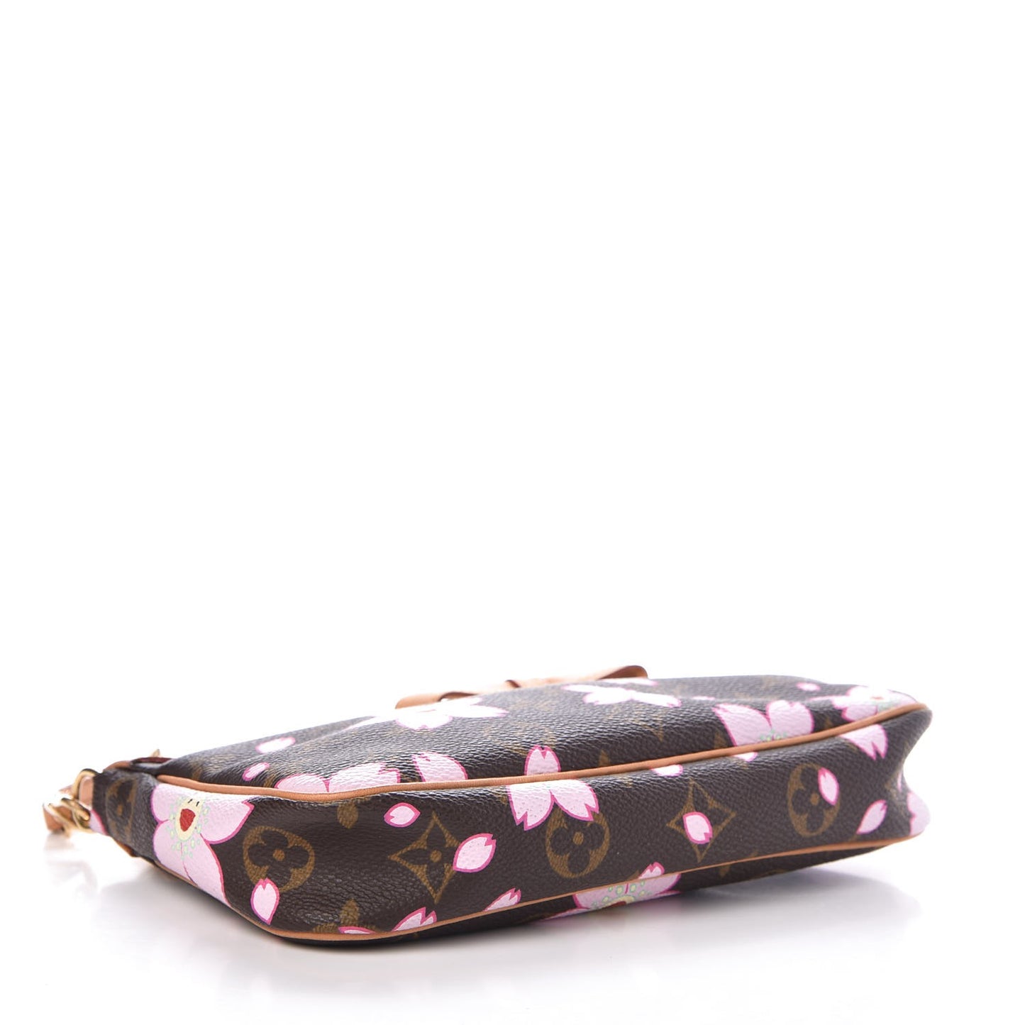 Monogram Cherry Blossom Pochette Accessories Brown