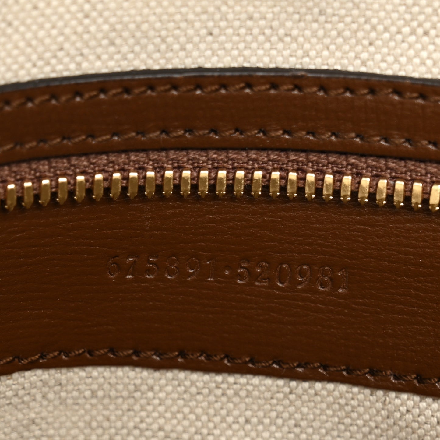 GG Supreme Monogram Azalea Calfskin Retro Interlocking G Messenger Shoulder Bag Beige Ebony Brown Sugar