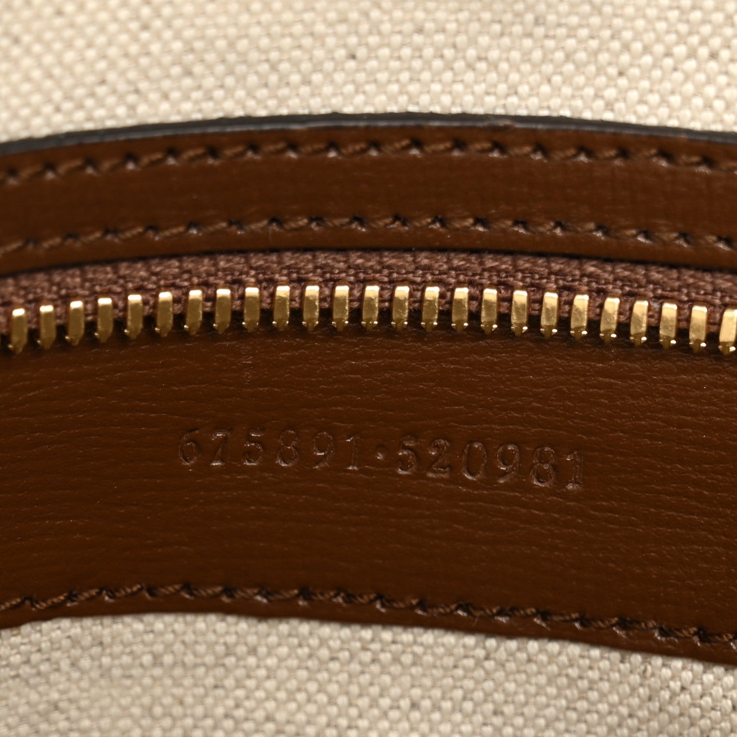 Gucci GG Supreme Monogram Azalea Calfskin Retro Interlocking G Messenger Shoulder Bag Beige Ebony Brown Sugar 6 of 9