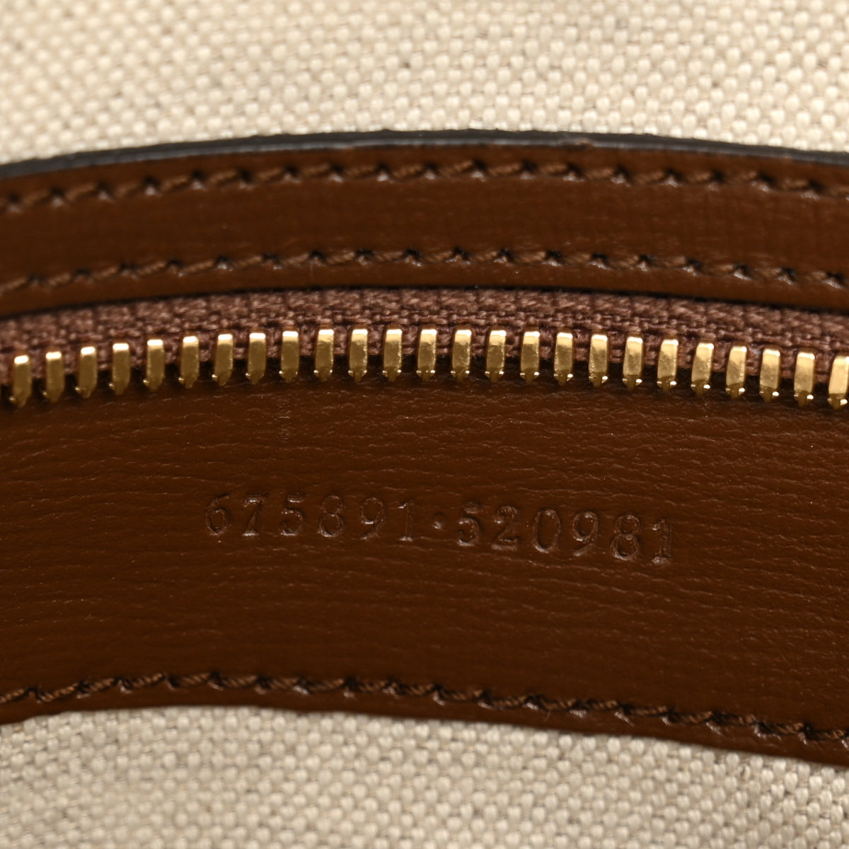 GG Supreme Monogram Azalea Calfskin Retro Interlocking G Messenger Shoulder Bag Beige Ebony Brown Sugar