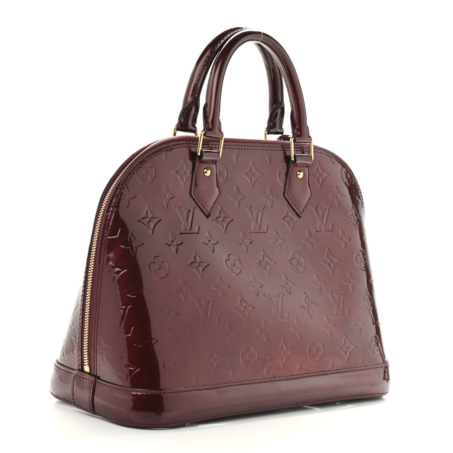 Louis Vuitton Vernis Alma PM Rouge Fauviste 3 of 10