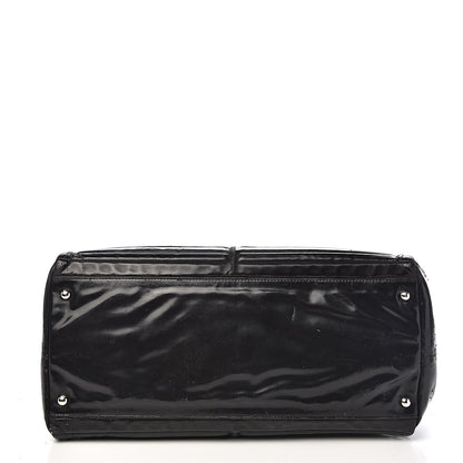 Chanel Vinyl Coco Ming Tote Black 19 of 24