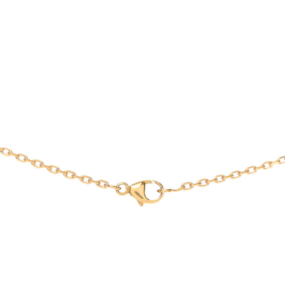 Hermes Lacquered Rose Gold Mini Pop H Pendant Necklace Rose Dragee 5 of 5