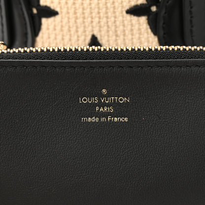 Louis Vuitton Cotton Calfskin Monogram Nano Bucket Bag Black 7 of 11