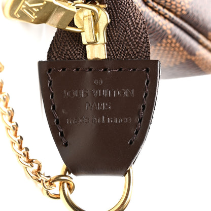Louis Vuitton Damier Ebene Mini Pochette Accessories 6 of 8