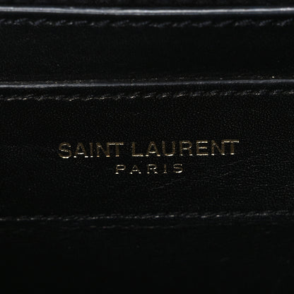 Saint Laurent Calfskin Small Classic Monogram Kate Tassel Satchel Black 6 of 11