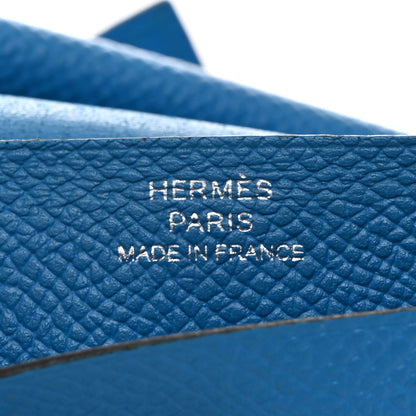 Hermes Epsom Mini Bearn Wallet Bleu Zellige 6 of 12
