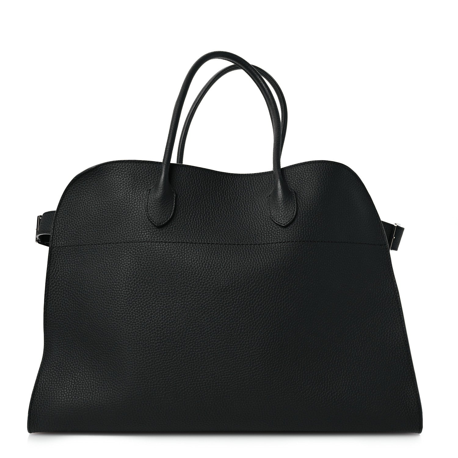 The Row Grained Calfskin Soft Margaux 17 Black 1 of 11