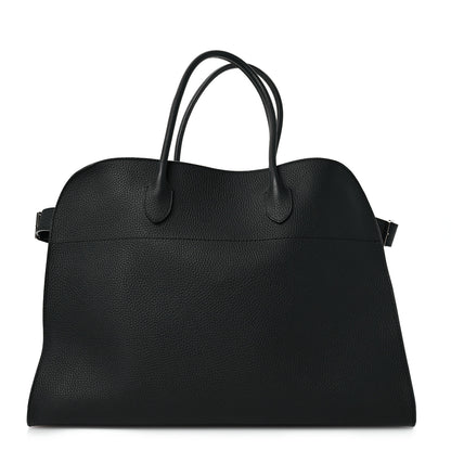 The Row Grained Calfskin Soft Margaux 17 Black 1 of 11