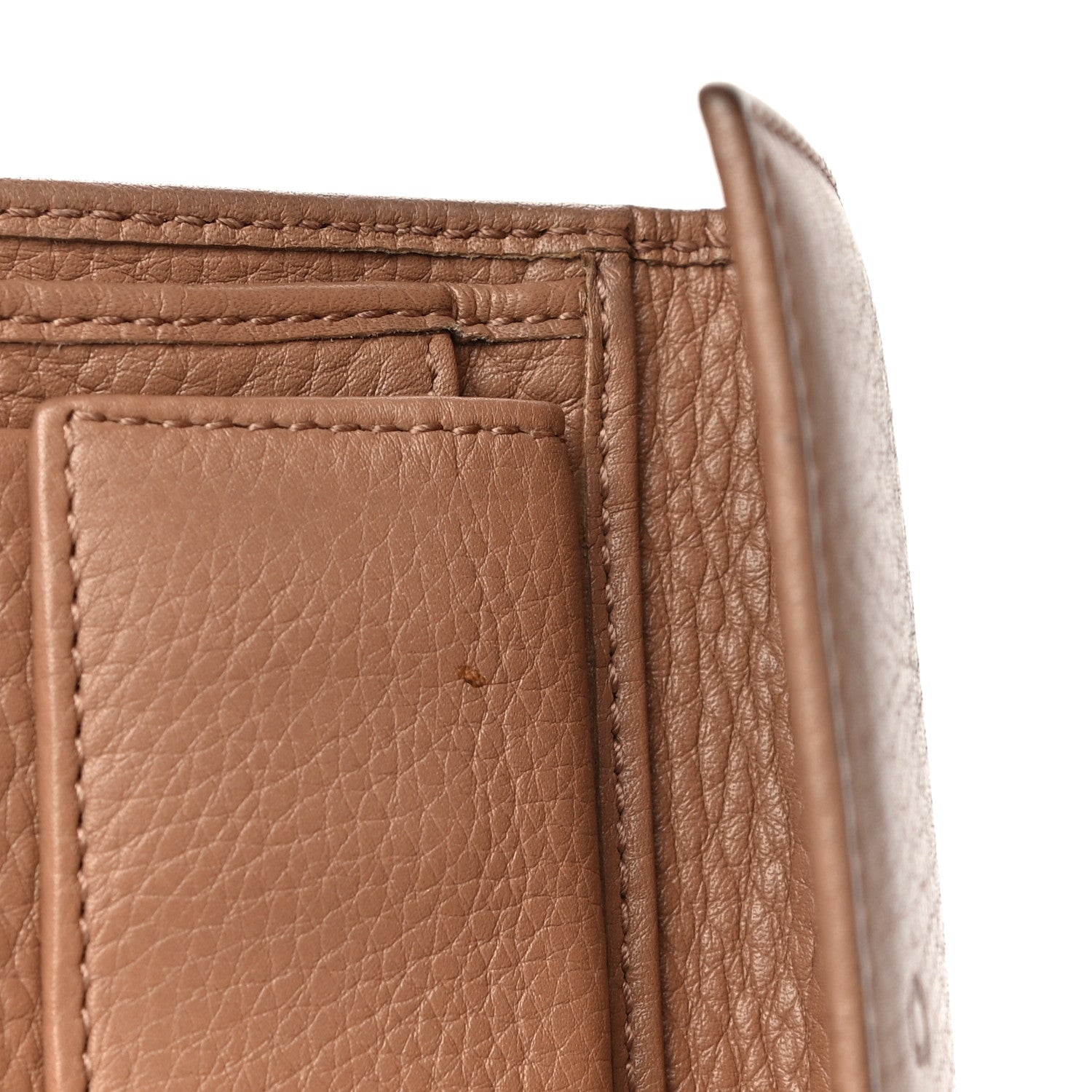 Gucci Deerskin Continental Flap Wallet Brown 15 of 26