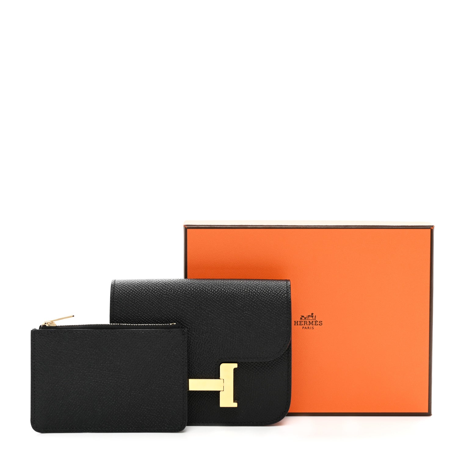 Hermes Epsom Constance Slim Wallet Black 9 of 9