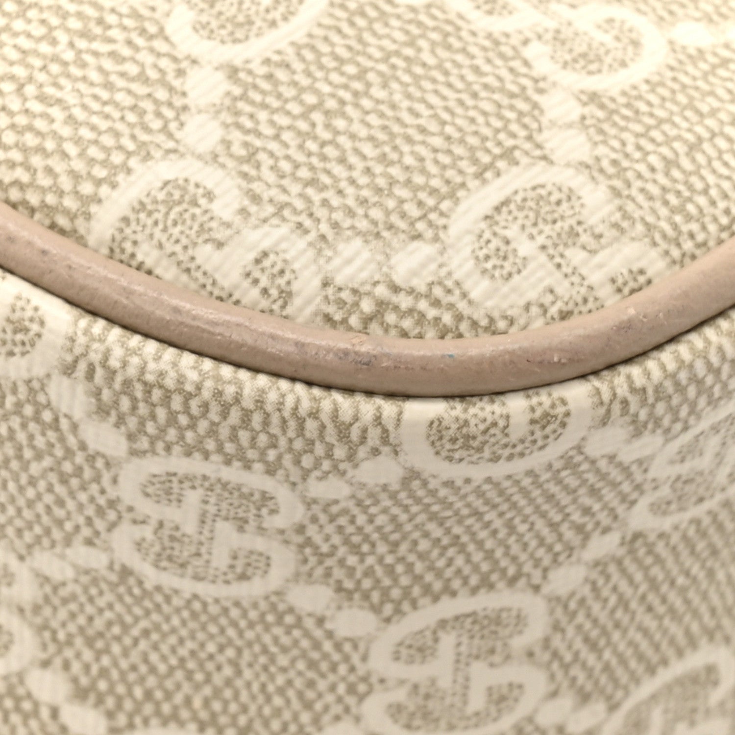 Gucci GG Supreme Monogram Textured Dollar Calfskin Small Ophidia Hobo Beige Mystic White Oatmeal 9 of 14