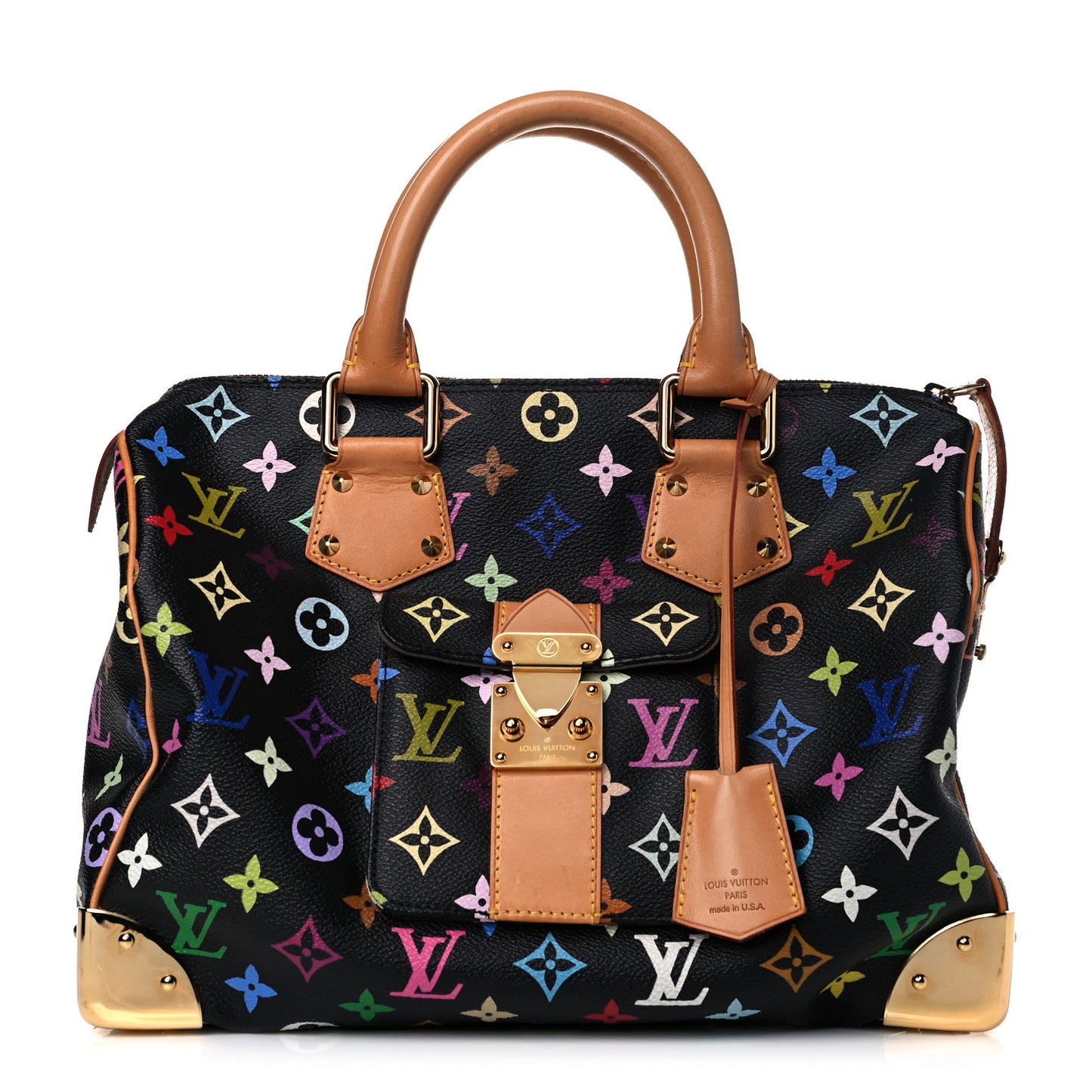 Monogram Multicolor Speedy 30 Black