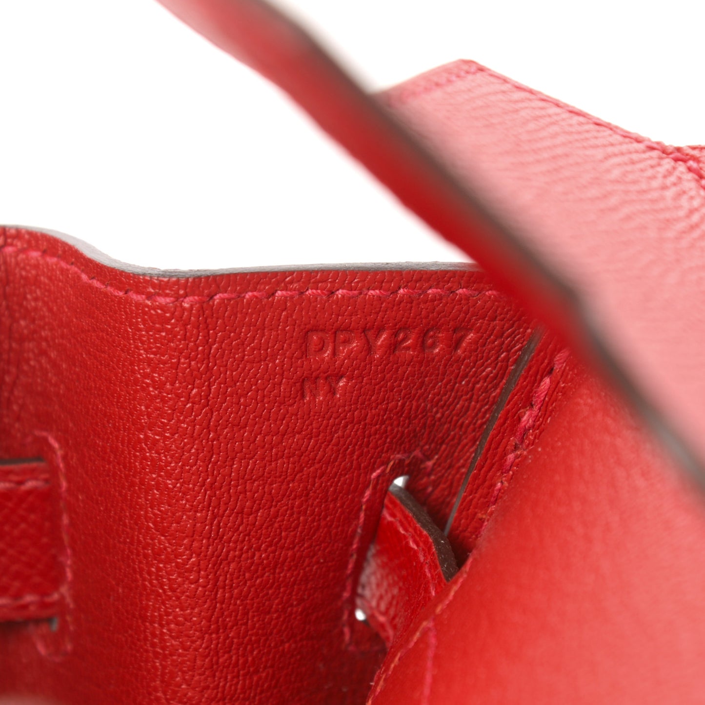 Epsom Birkin 30 Rouge Casaque