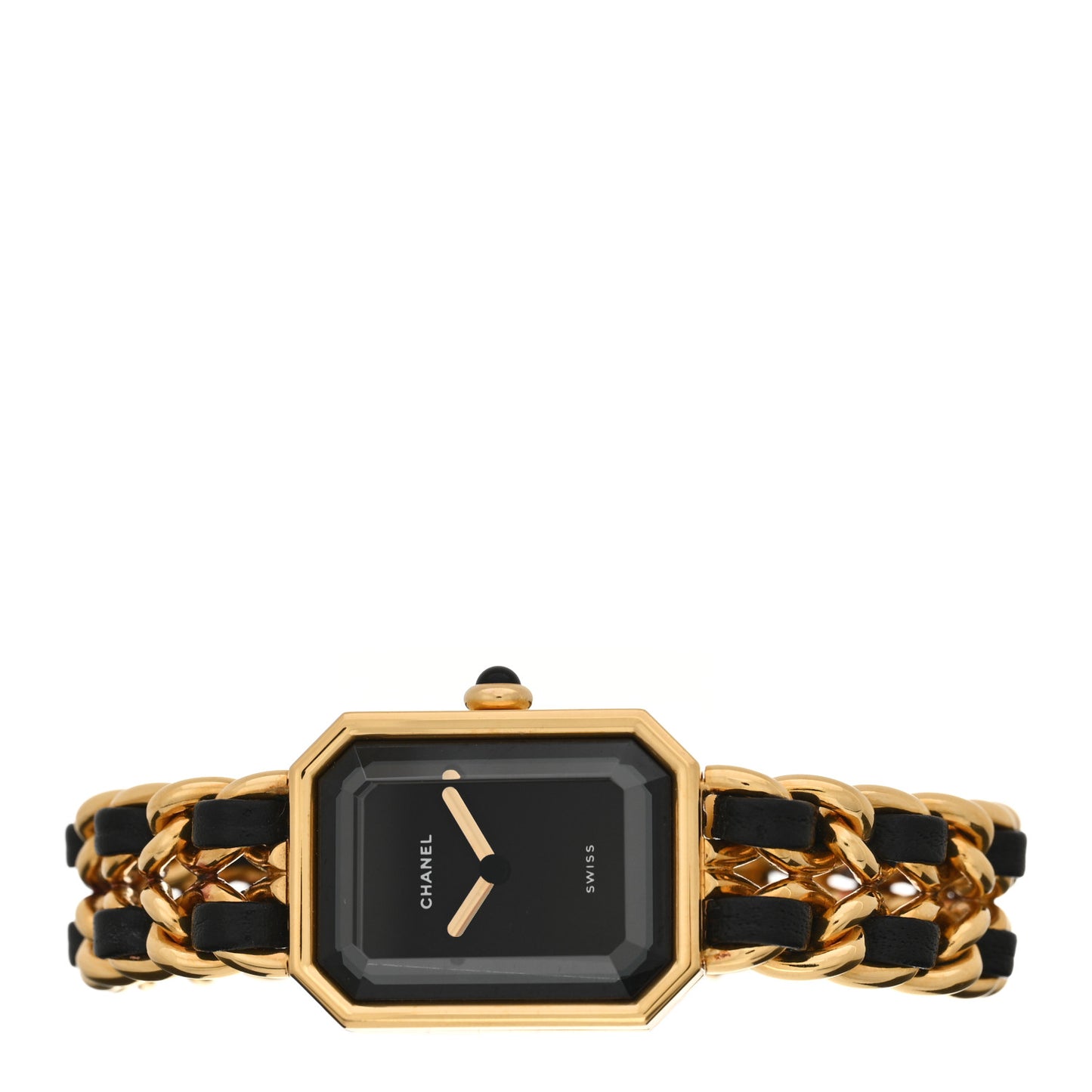 Stainless Steel Lambskin 20mm Chain Premiere Quartz Watch Gold M
