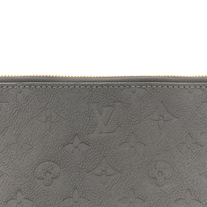 Louis Vuitton Shimmery Empreinte Pochette Sevres Gun Metal 7 of 12