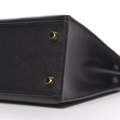 Hermes Epsom Kelly Sellier 25 Black 23 of 27