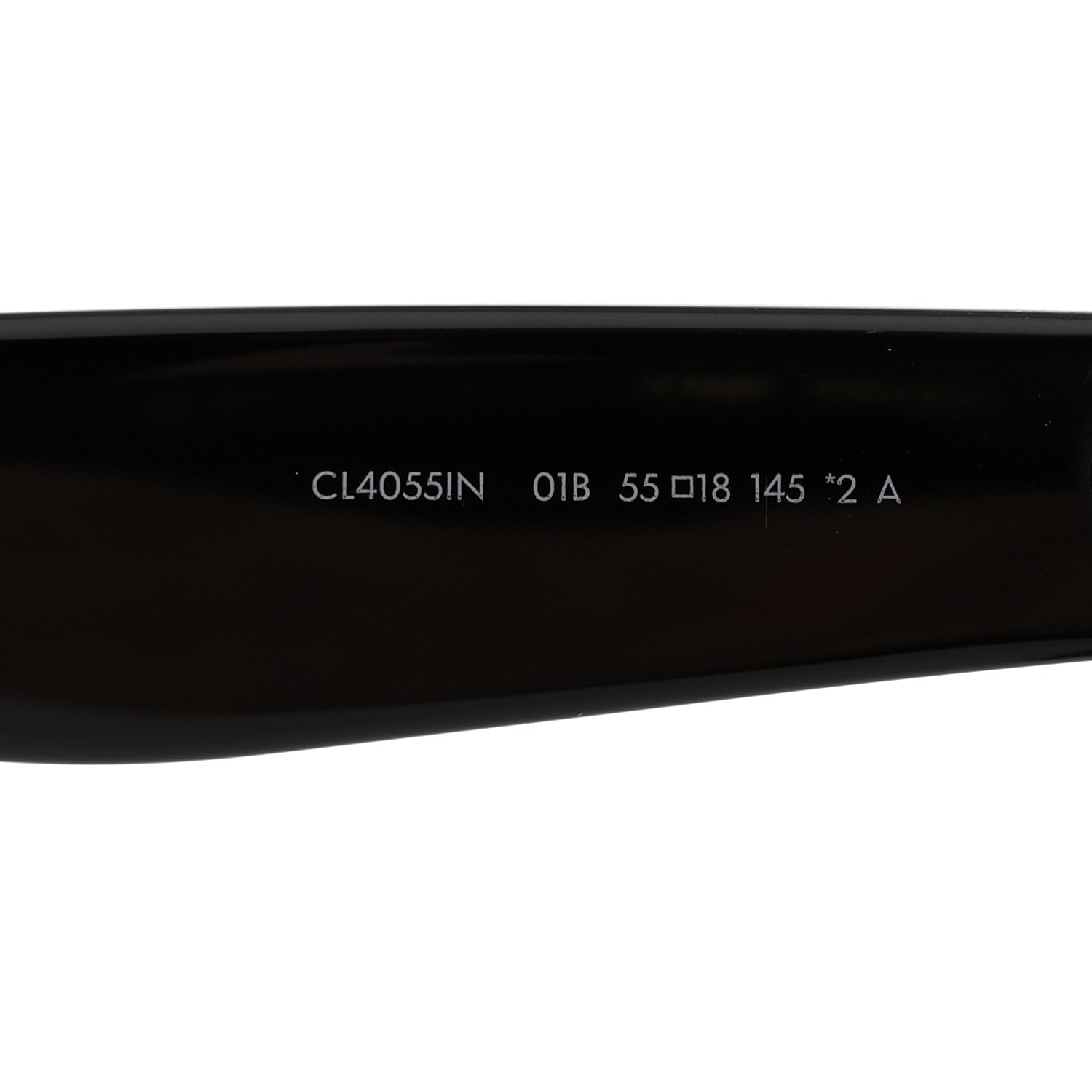 Celine Acetate Polarized Oversized Sunglasses CL4055IN Black 5 of 7