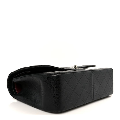 Chanel Caviar Quilted Jumbo Double Flap Black 4 of 12