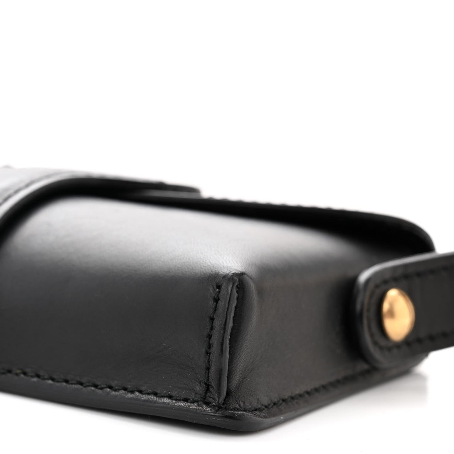 Grained Calfskin D-Bee Shoulder Bag Black
