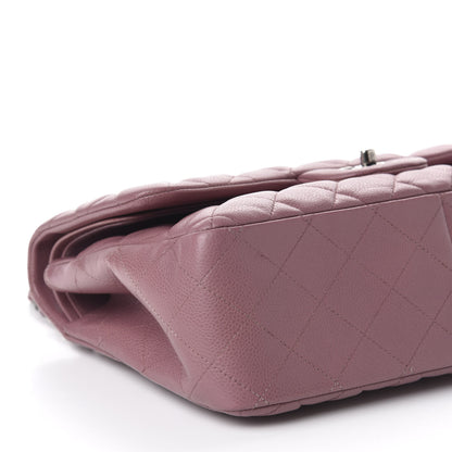 Chanel Caviar Quilted Jumbo Double Flap Pink 6 of 11