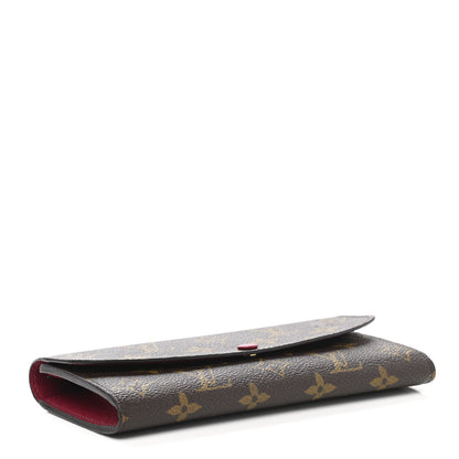 Louis Vuitton Monogram Emilie Wallet Fuchsia 4 of 8