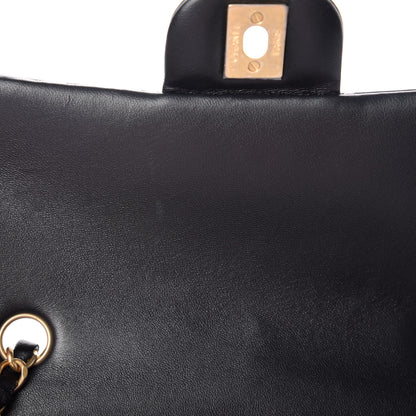Chanel Lambskin Quilted Mini Rectangular Flap Black 8 of 10