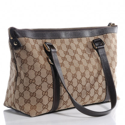Gucci Monogram Medium Abbey Tote Brown 3 of 9
