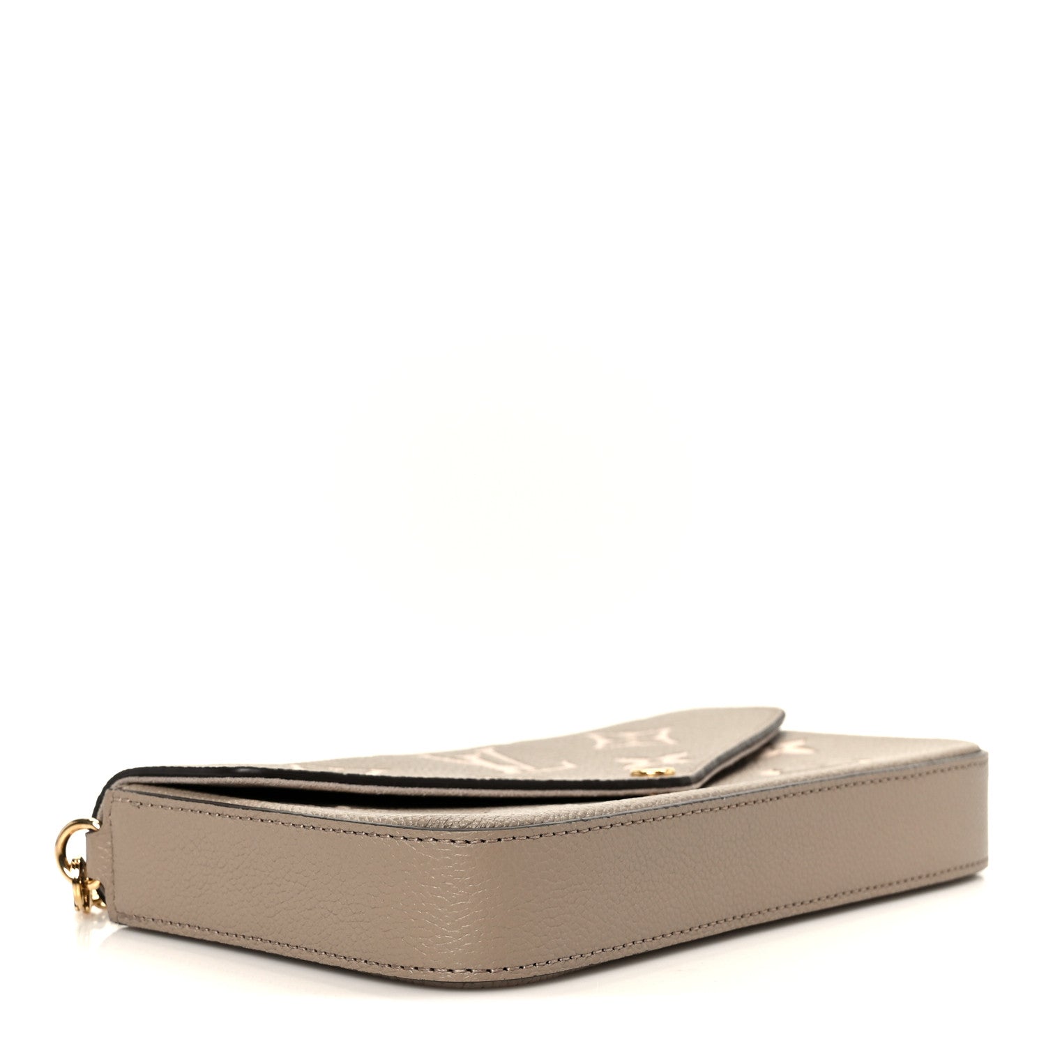 Louis Vuitton Empreinte Monogram Giant Felicie Pochette Tourterelle Creme 4 of 10