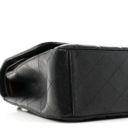 Chanel Caviar Quilted Maxi Double Flap Black 17 of 23