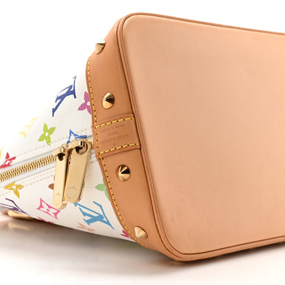 Louis Vuitton Monogram Multicolor Alma White 8 of 14