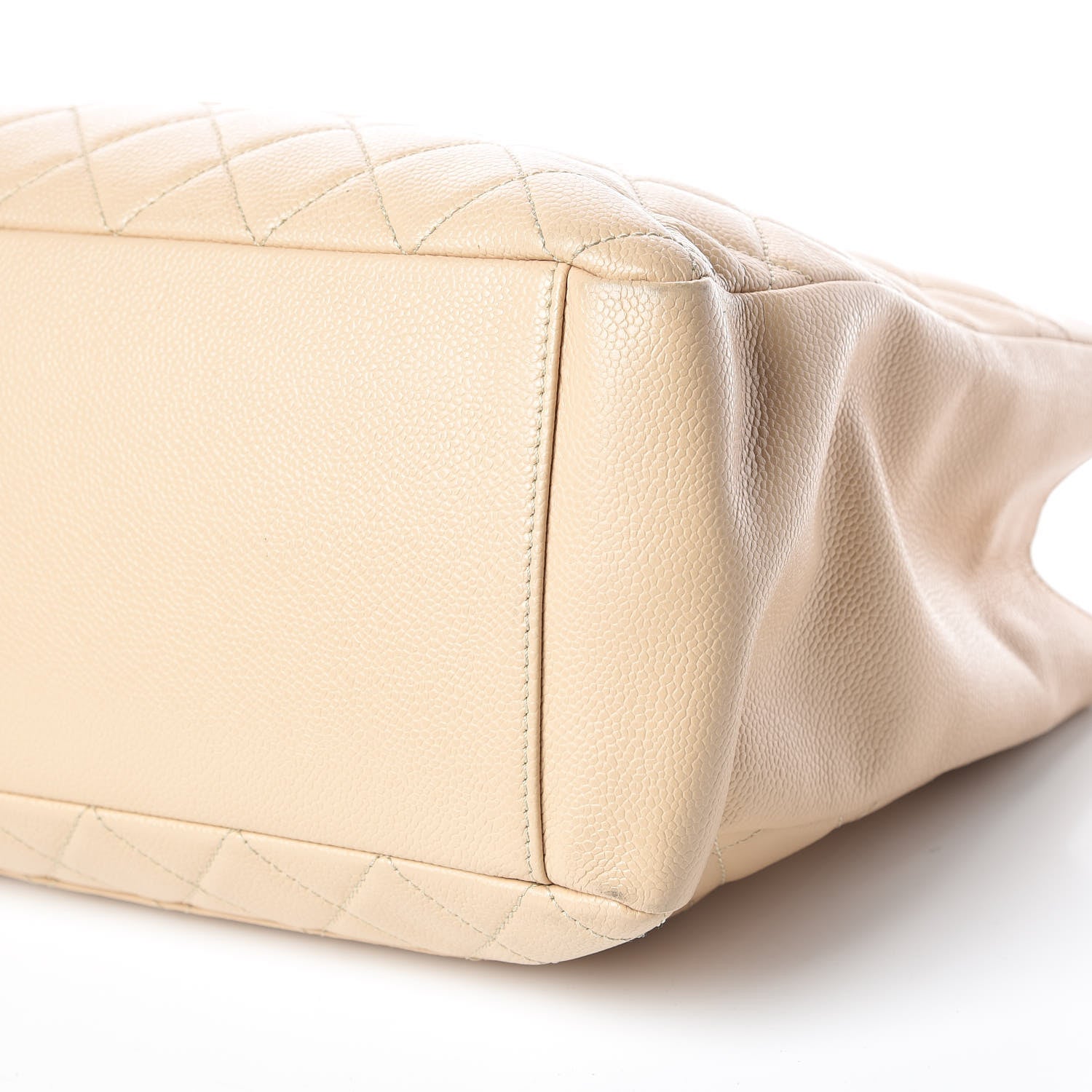 Chanel Caviar Quilted Grand Shopping Tote GST Beige Clair 6 of 18