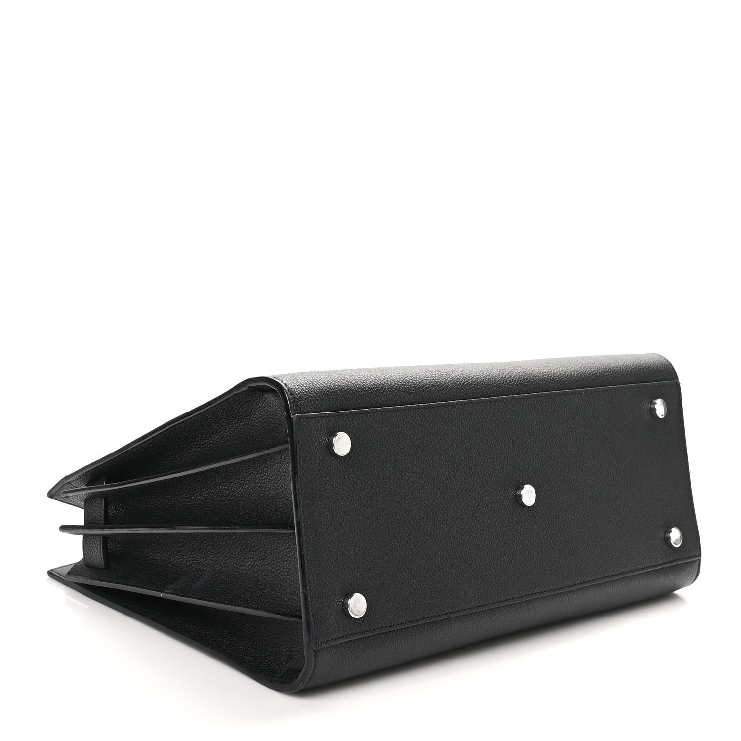Saint Laurent Grained Calfskin Small Sac De Jour Black 5 of 10