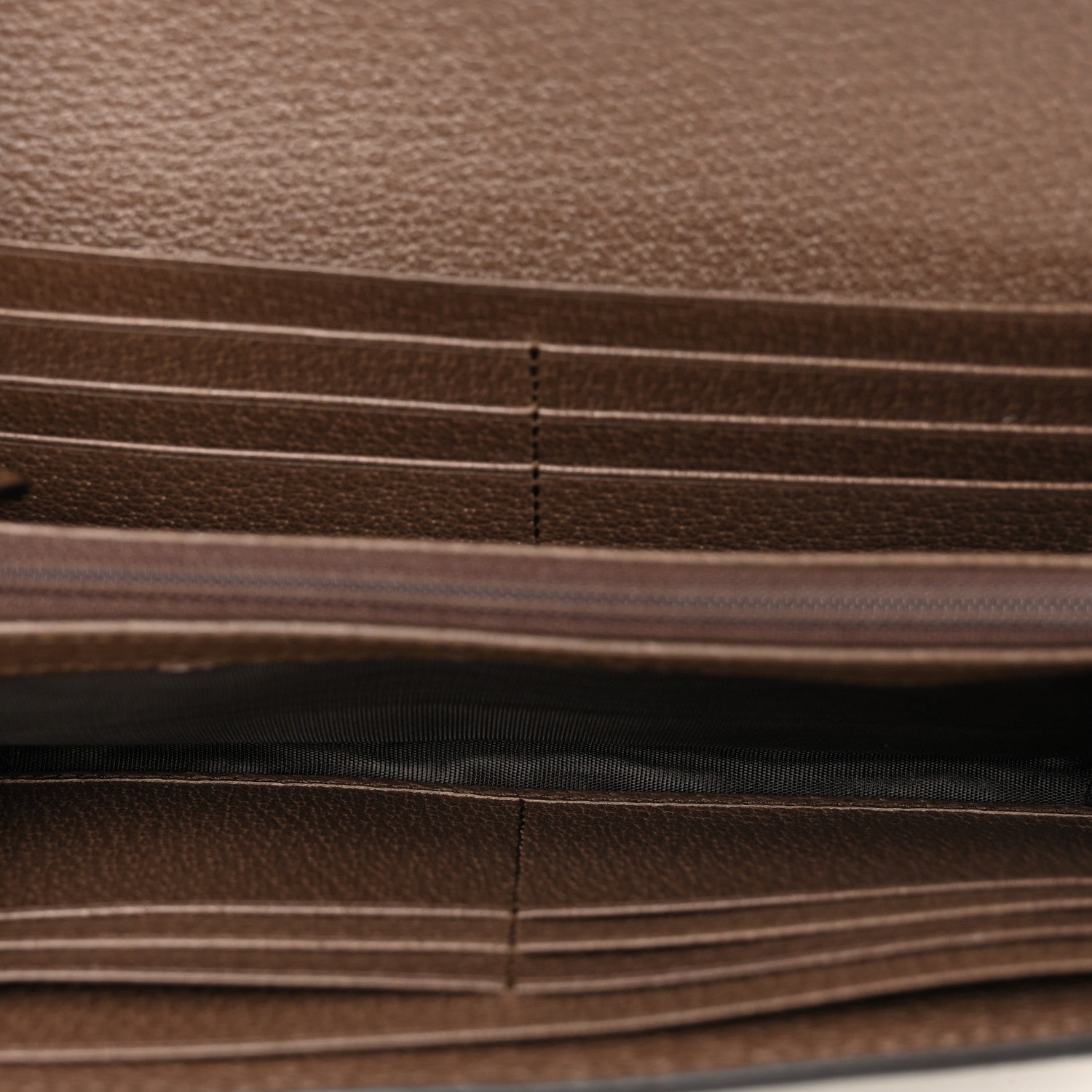 Gucci GG Supreme Monogram Web Ophidia Continental Wallet Brown 5 of 8