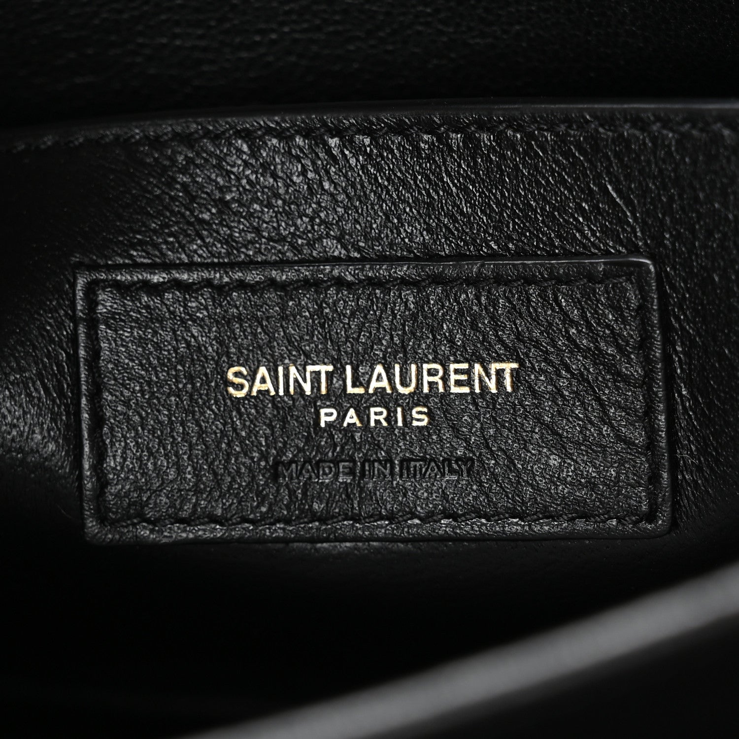 Saint Laurent Lambskin Quilted Monogram Medium Solferino Satchel Black 6 of 12