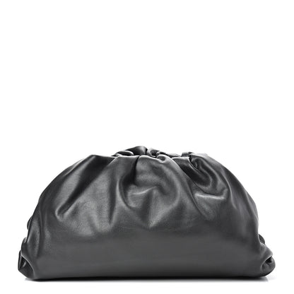 Bottega Veneta Smooth Butter Calf The Pouch Oversized Clutch Black 1 of 10
