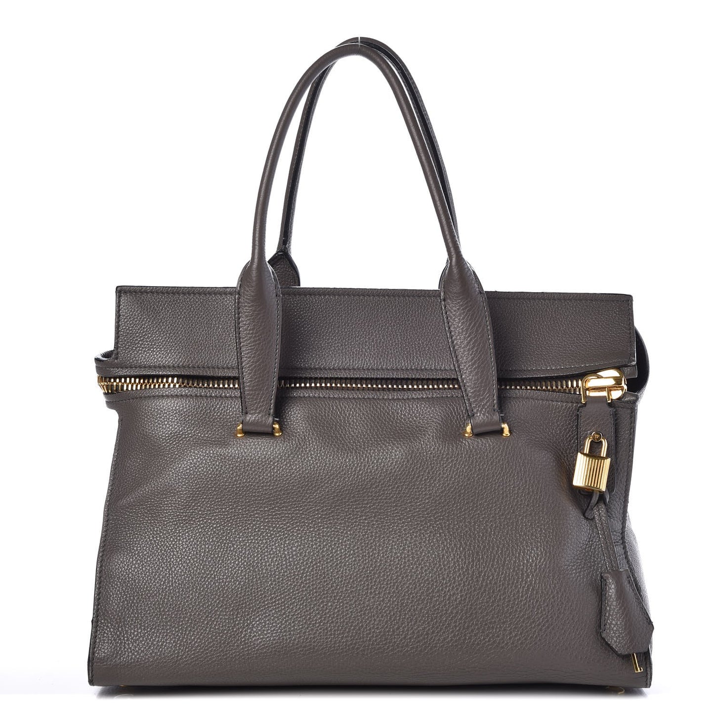 Grained Calfskin Tote Graphite