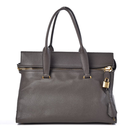 Tom Ford Grained Calfskin Tote Graphite 1 of 19