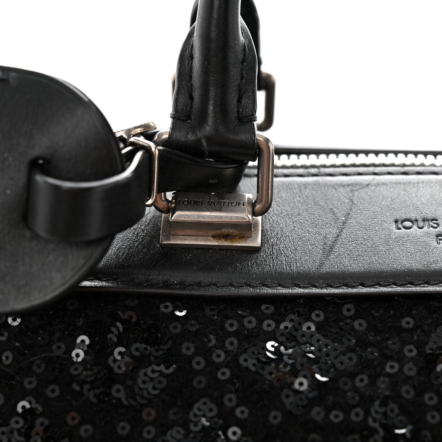 Louis Vuitton Sequin Monogram Sunshine Express Speedy Black 13 of 15