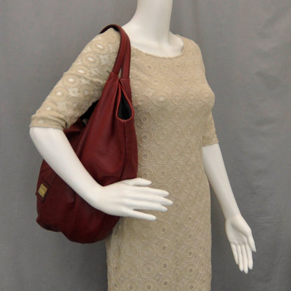 Valentino Garavani Nappa 360 Bow Hobo Red 2 of 8