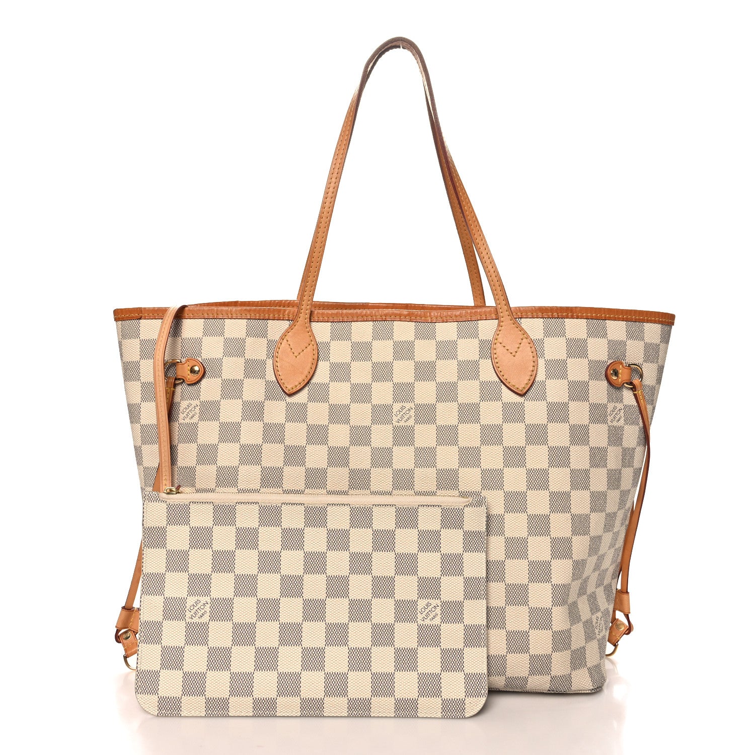 Louis Vuitton Damier Azur Neo Neverfull MM 2 of 10