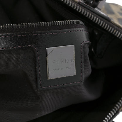 Fendi Zucca Buckle Shoulder Bag Tobacco 6 of 10