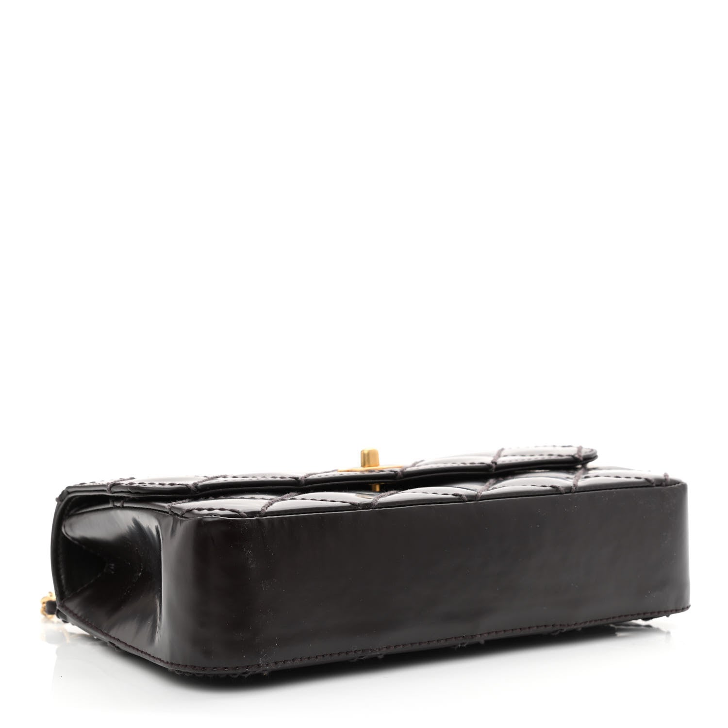 Chanel Glazed Calfskin Stitched Small Flap Brown 4 of 10