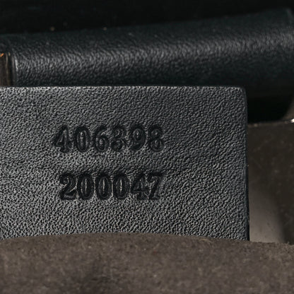 Gucci GG Supreme Monogram Blooms Medium Single Buckle Backpack Beige New Military Black 7 of 12