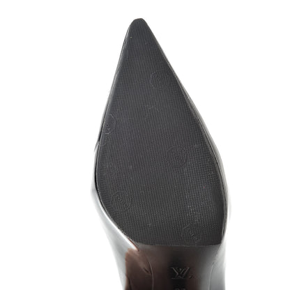 Louis Vuitton Patent Calfskin Pumps 37 Black 10 of 13