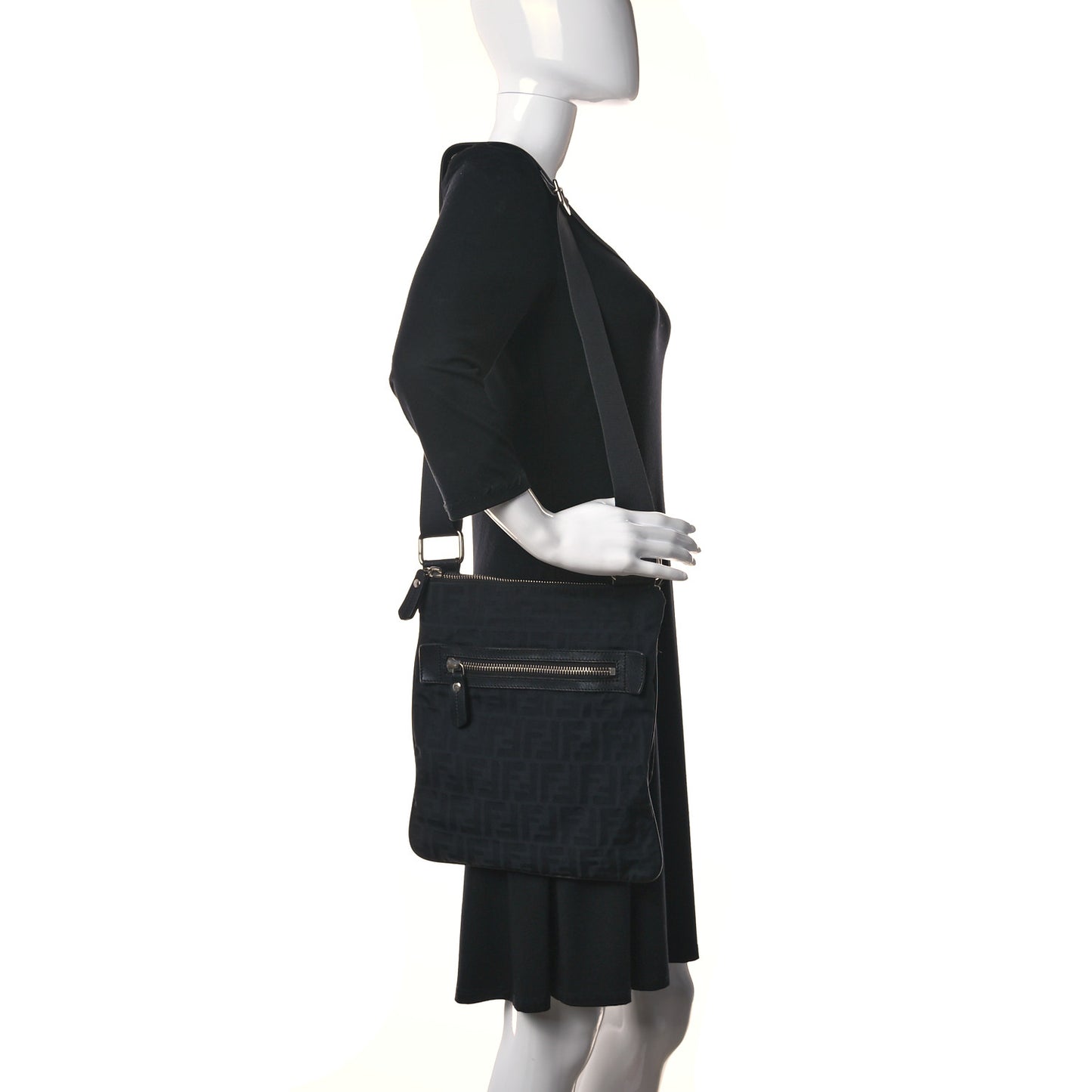 Zucca Messenger Bag Black