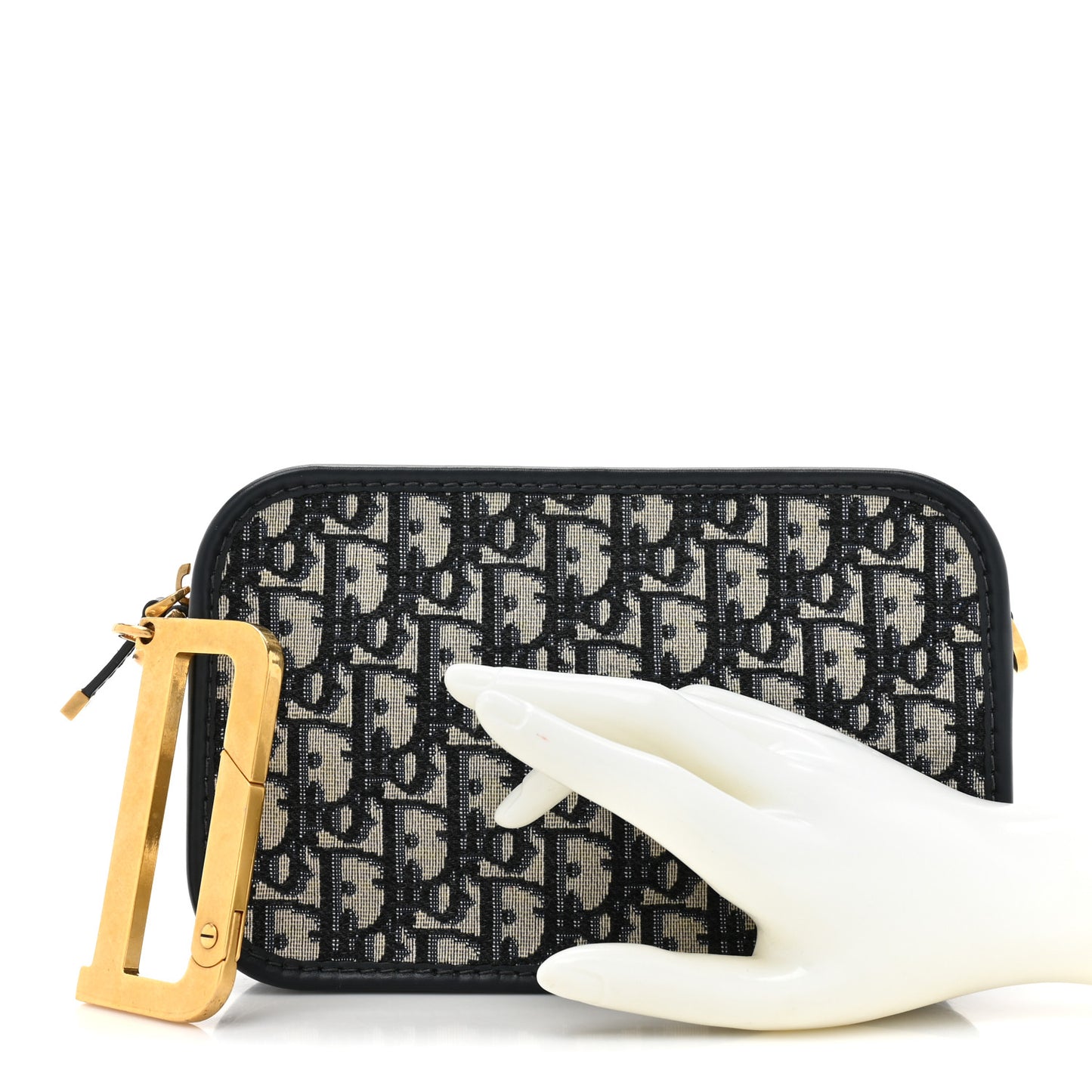Oblique Diorquake Clutch Blue